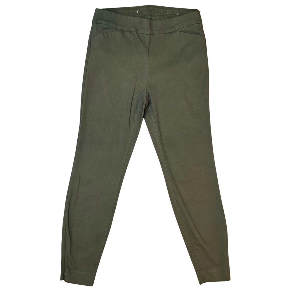 Olive Green High Waisted Skinny Pants | Size Medium
